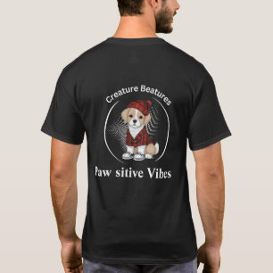 Quirky-Hund in Schottisch-Tartan   Funny Sarcasm T-Shirt