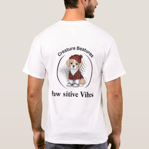 Quirky-Hund in Schottisch-Tartan Funny Sarcasm T-Shirt
