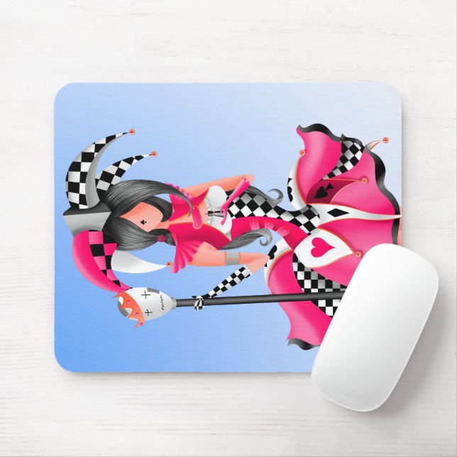 Quirky Jester und Puppet King Mousepad (Mit Mouse)