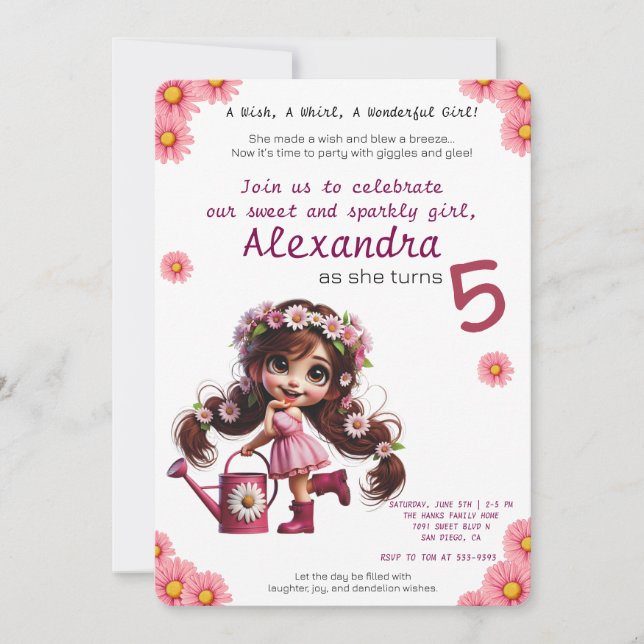 Quirky-Leuchter-Geburtstagseinladung Einladung (Vorderseite)