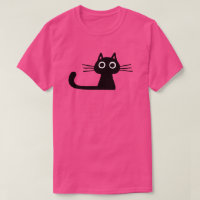Quirky Niedlich Black Kitty Cat mit Long Whiskers