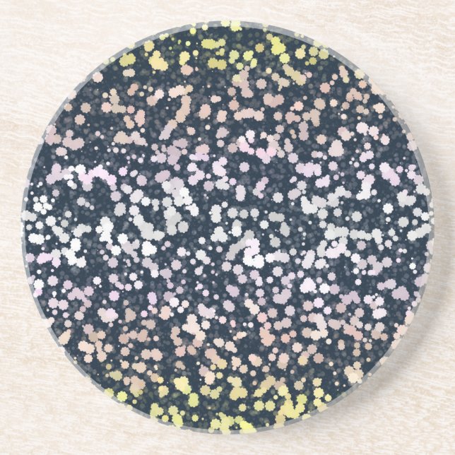 Quirky Niedlich Retro Boho Flora Pangender Prix Fl Getränkeuntersetzer (Vorne)