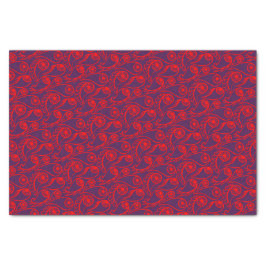Quirky Paisley Eye Pattern Creepy Funny Funny Hall Seidenpapier