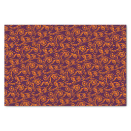 Quirky Paisley Eye Pattern Creepy Funny Funny Hall Seidenpapier