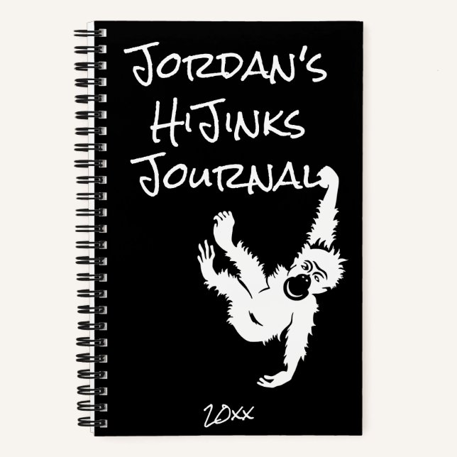 Quirky Personalisiert HiJinks Journal Notizbuch (Vorderseite)