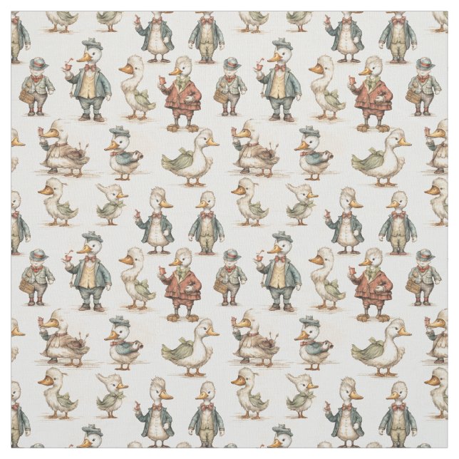 Quirky Quackers: Whimsy Duck Stoff (Muster)