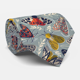 Quirky schöne Doodle-Insekten Krawatte