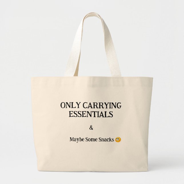 Quirky Tote Bag für alltägliche Essentials Jumbo Stoffbeutel (Vorne)