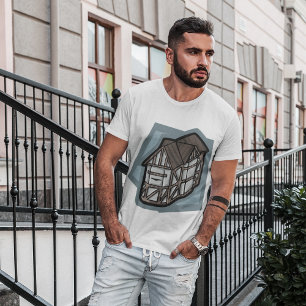 Quirky Tudor House Mittelalterliche Architektur T-Shirt