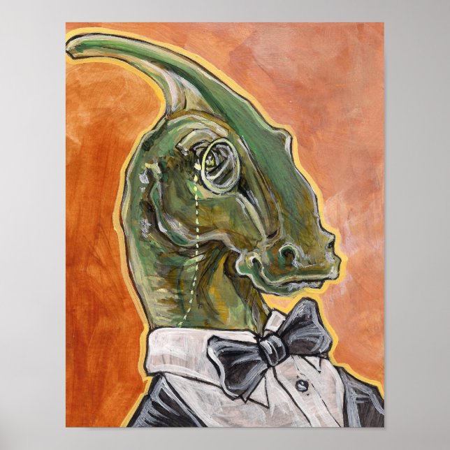 Quite Dinosaur Poster (Vorne)