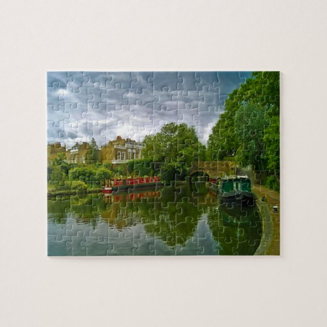 Quite River Scene London. Puzzle (Horizontal)