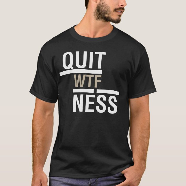 quitness T-Shirt 2 Weiß (Vorderseite)