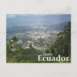 Quito, Ecuador aus dem Metropolitano Park Postkarte