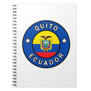 Quito Ecuador Notizblock