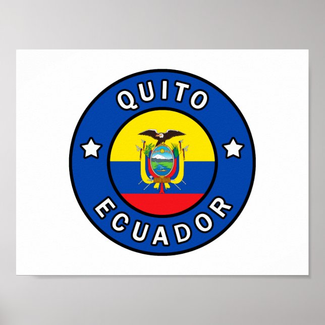 Quito Ecuador Poster (Vorne)
