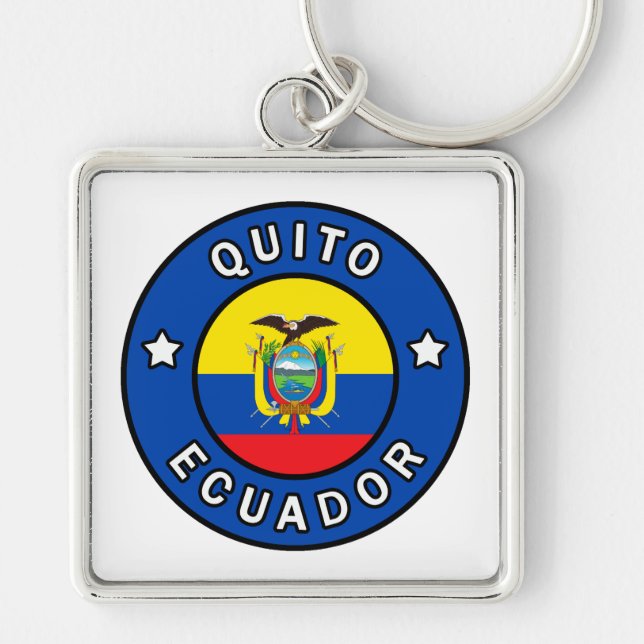 Quito Ecuador Schlüsselanhänger (Vorne)