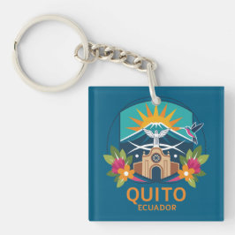 Quito Ecuador South America Schlüsselanhänger