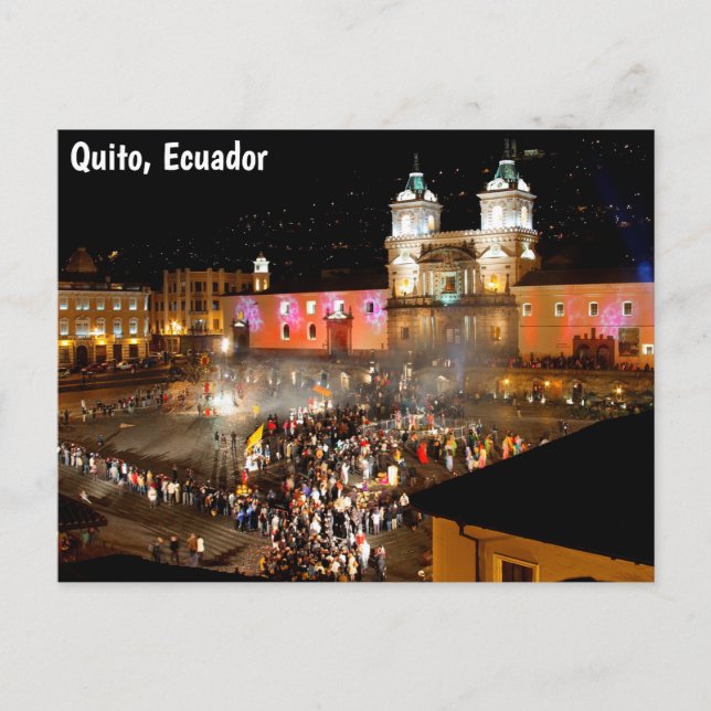 Quito Postkarte (Vorderseite)