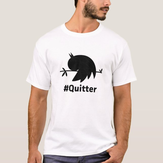 Quitter.com T-Shirt (Vorderseite)