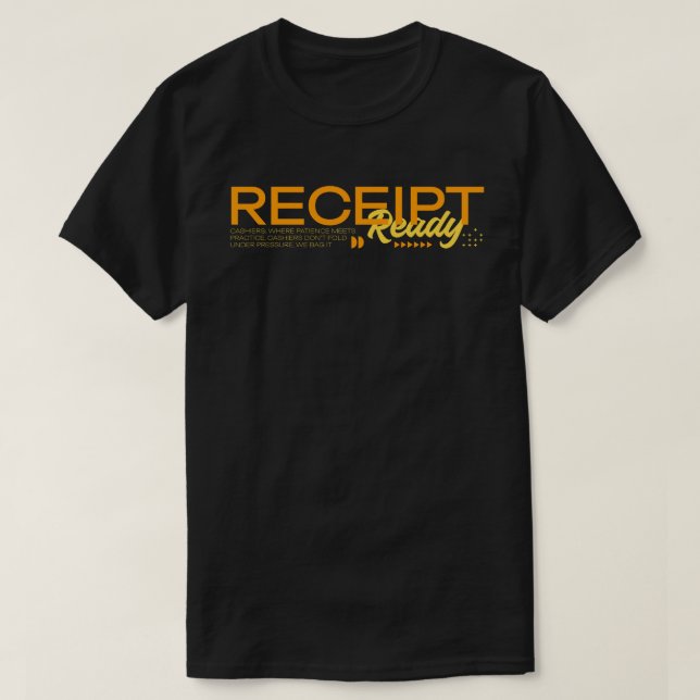 Quittung bereit T-Shirt (Design vorne)