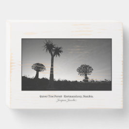Quiver Tree Forrest Wall Art Holzkisten Schild