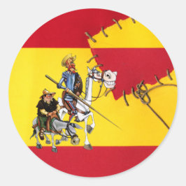 @QUIXOTEdotTV Runder Aufkleber