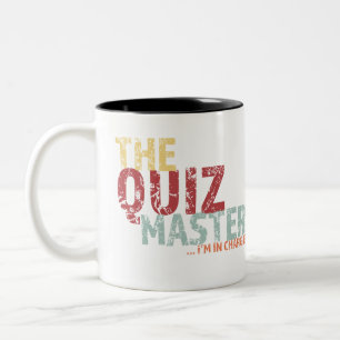 Quiz Master Zwei-Tone-Kaffee-Tasse Zweifarbige Tasse
