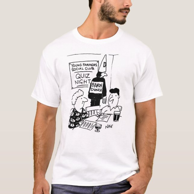 Quiz-Nacht für junge Bauer T-Shirt (Vorderseite)