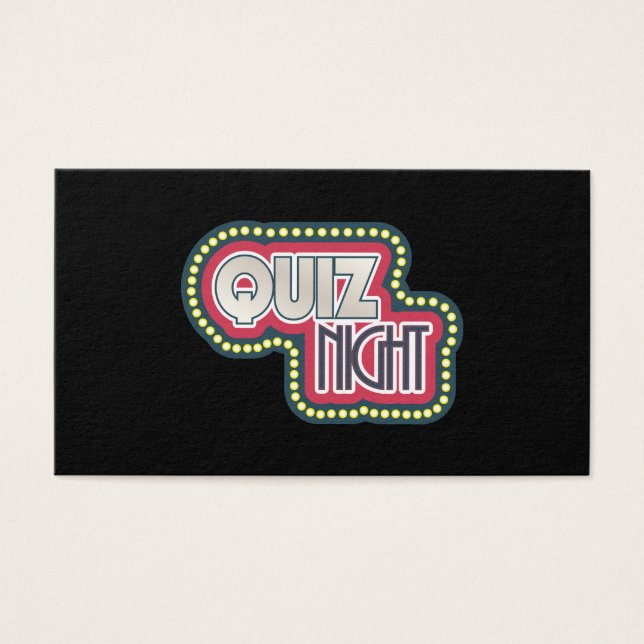 Quiz Night Trivia Party (Vorderseite)