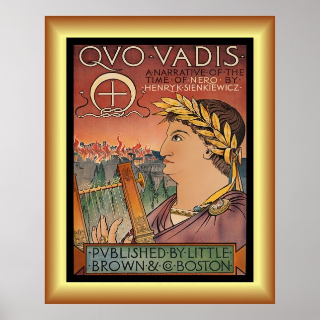 Quo Vadis, Nero, Rom, Henry Sienkiewicz ~ Poster (Vorne)