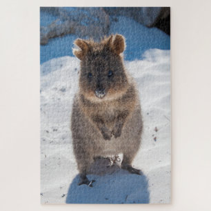 Quokka am Strand, 1014 Stück Puzzle