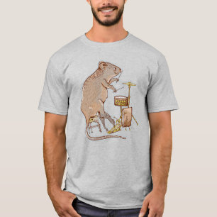 Quokka Australian Animal Drummer T-Shirt