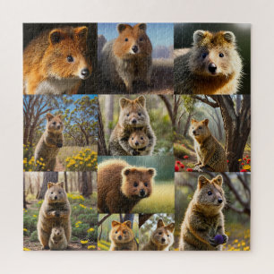 "Quokka Chronicles: Eine herzerwärmende FotoCollag Puzzle