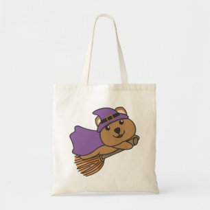 Quokka Halloween Hexenkind Hexenkleid Kostüm Tote  Tragetasche