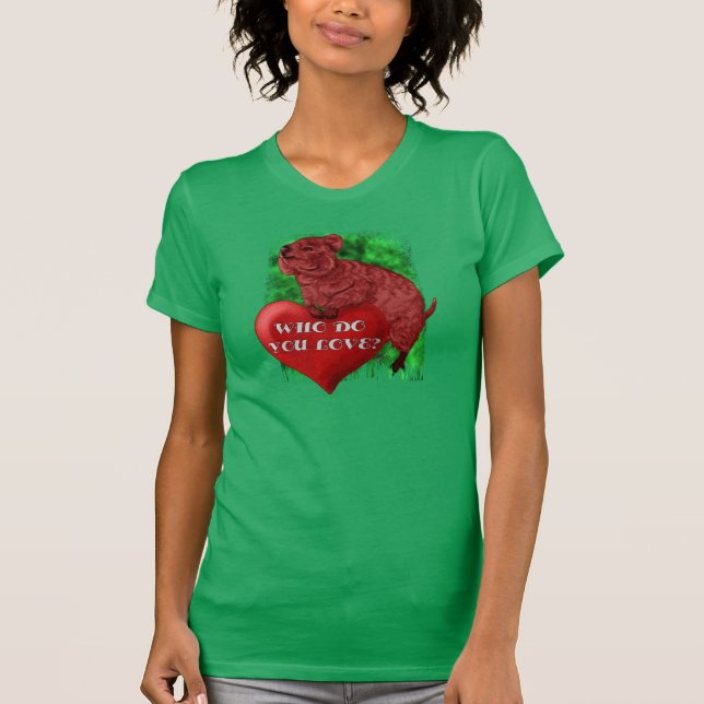 Quokka-Liebe-Shirts T-Shirt (Vorderseite)