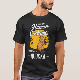 Quokka menschliches Kostüm Halloween Quokka T-Shirt