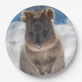 Quokka on the beach Australia, Cute Animal Photo Pappteller