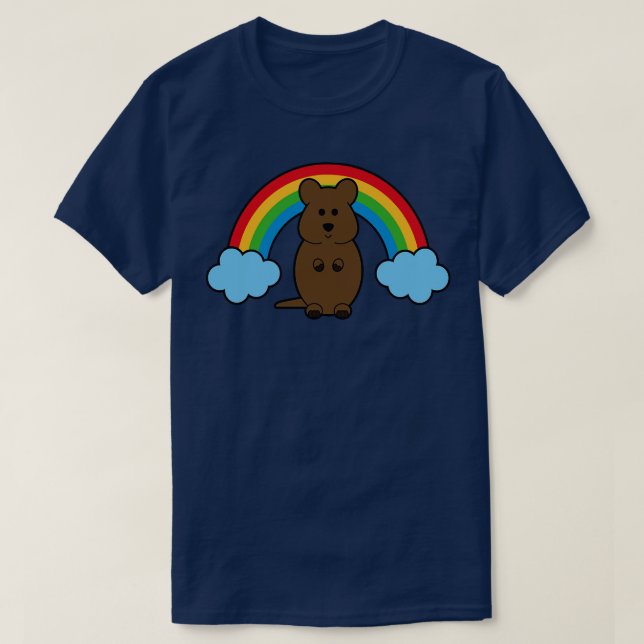 Quokka Rainbow T-Shirt (Design vorne)