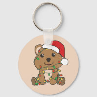 Quokka Weihnachts-Wintertiere Quokkas Schlüsselanh