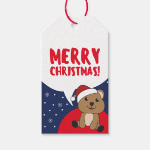Quokka Weihnachtsschnee Wintertiere Quokkas Gesche Geschenkanhänger