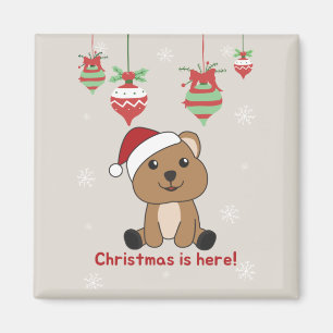 Quokka Weihnachtsschnee Wintertiere Quokkas Magne Magnet