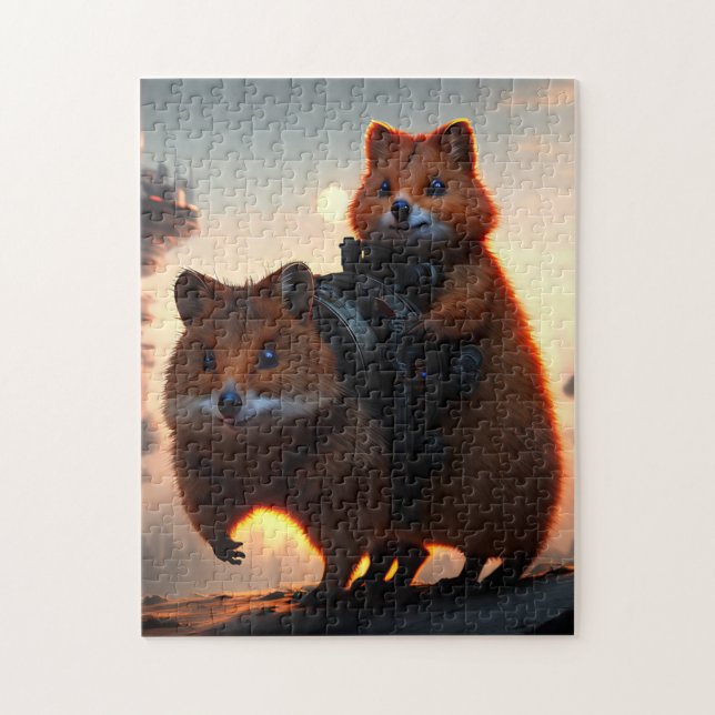 Quokkas für die Rettung, Jigsaw-Puzzle Puzzle (Vertikal)