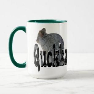 Quokkas Name und Quokka, Tasse des Kaffees