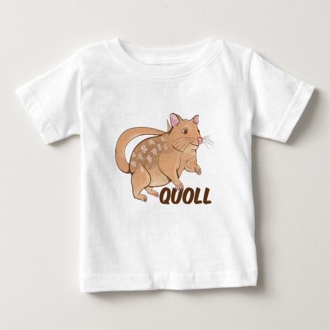 Quoll Australian Marsupial Baby T-shirt (Vorderseite)