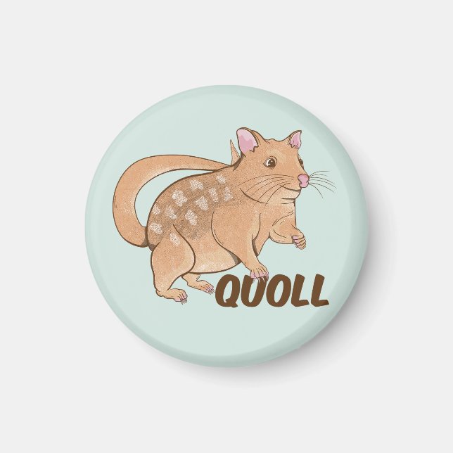 Quoll Australian Marsupial Magnet (Vorne)