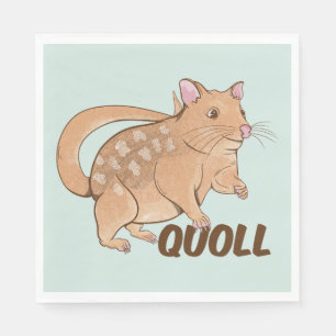Quoll Australian Marsupial Serviette