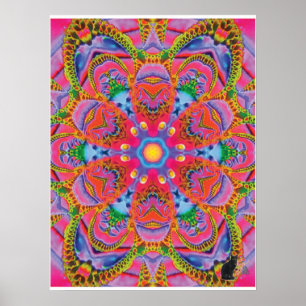 Quorum Kinetic Collage Kaleidoscope Poster