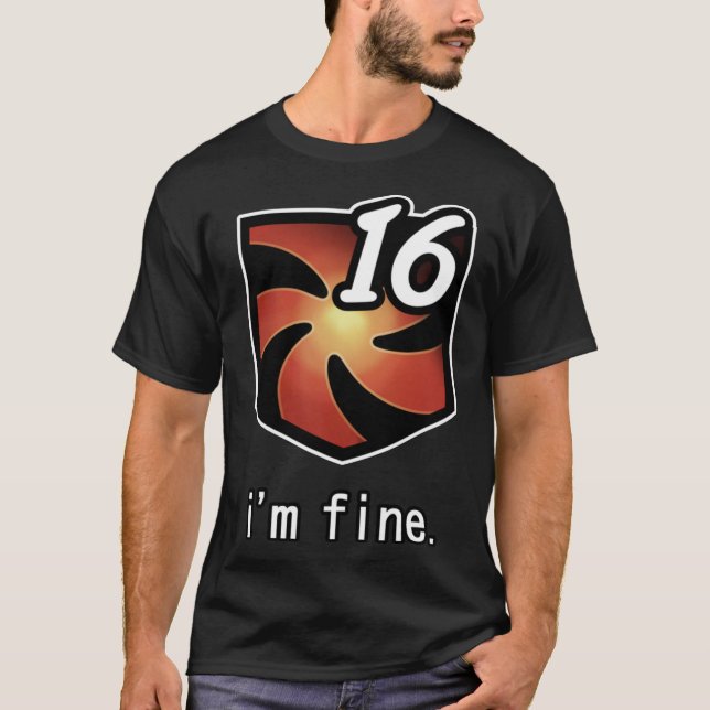 "I&x27;m Fine" Vuln Stacks [FFXIV]-Klass T-Shirt (Vorderseite)