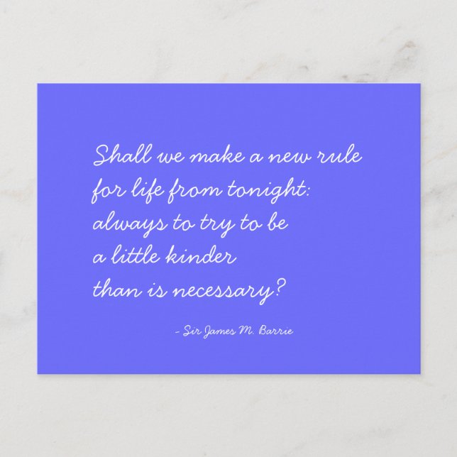 Quotable Postcard - Kindheit, Familie, Freundschaf Postkarte (Vorderseite)