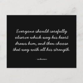 Quotable Quotes - Arbeit und Karriere Postkarte